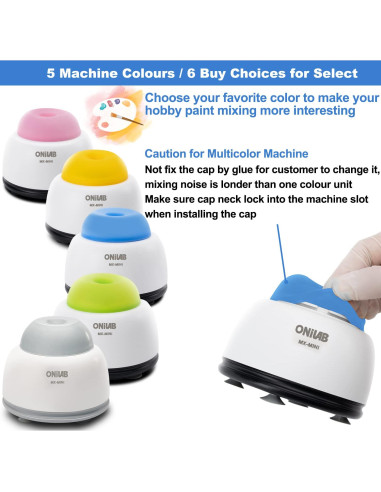 Mezclador Vortex Mini ONiLAB Amarillo 3000 rpm 12W