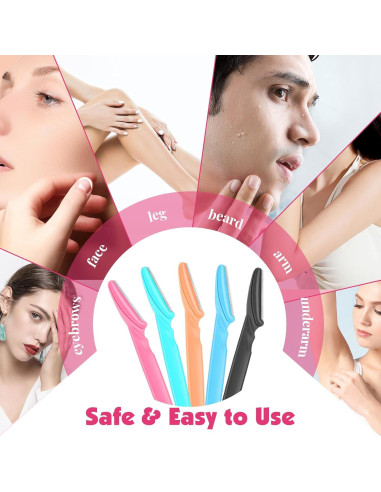 100 Navajas de Cejas y Cara Phyyixs - Seguras y Amigables