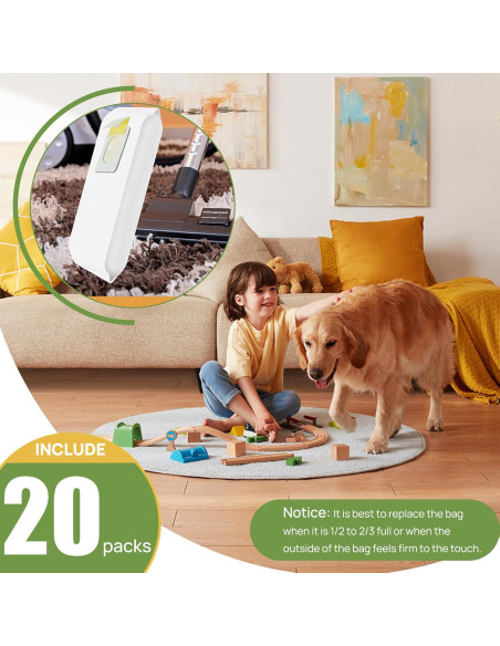 Paquete de 12 Bolsas de Vacío Estilo 7 PETOX para Bissell