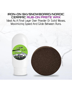 Cera para Esquiar ZUMWAX 113.4 g Ecológica Sin Flúor 2