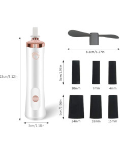 Agitador Eléctrico de Pegamento Eenten para Pestañas y Uñas 2