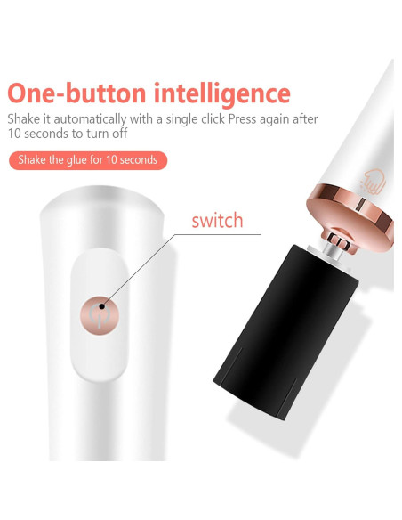 Agitador Eléctrico de Pegamento Eenten para Pestañas y Uñas
