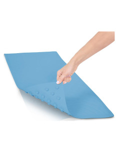 Alfombrilla de Baño Antideslizante Vive XL 71x40 cm Azul