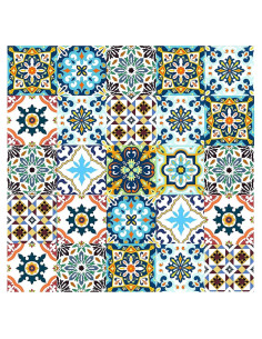 25 Calcomanías Decorativas Didauser 10x10cm Vinilo Impermeable