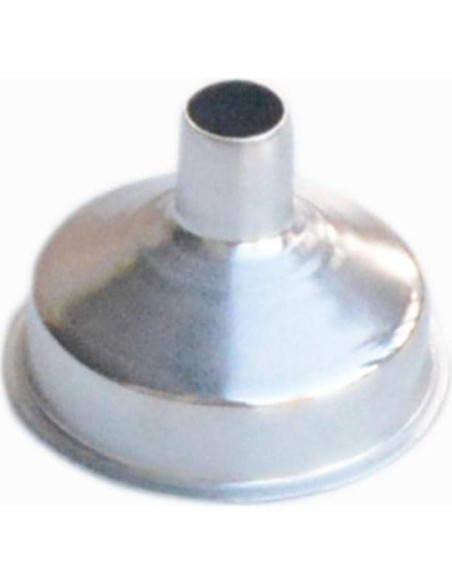 12 Embudos Miniatura Acero Inoxidable Yansanido 3.68 cm