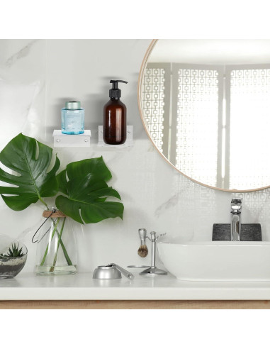 Estanterías Flotantes de Acrílico Juexica 20 Unidades 10x9x5cm