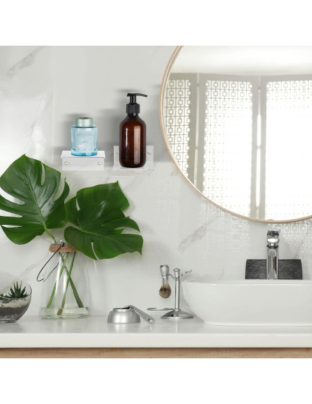 Estanterías Flotantes de Acrílico Juexica 20 Unidades 10x9x5cm