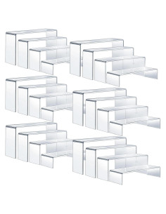 Soportes de Exhibición Acrílicos Sintuff 24 Pcs 4 Niveles