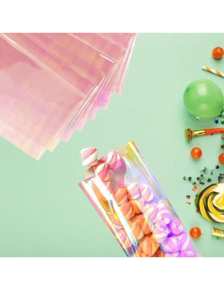 Bolsas de Celofán Holográficas PACKSISTER 15.24x22.86 cm 100 Pcs