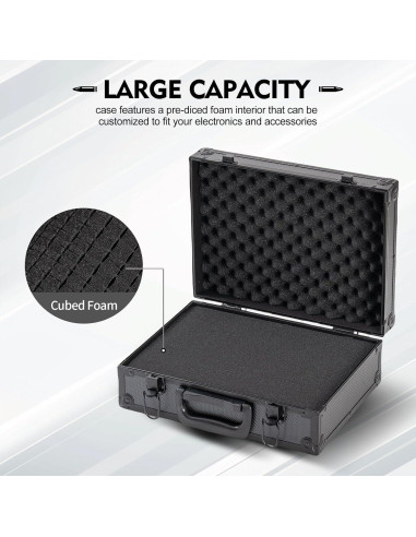 Funda Dura Personalizable GTcase 01 para Drones y Cámaras 34x25x13cm