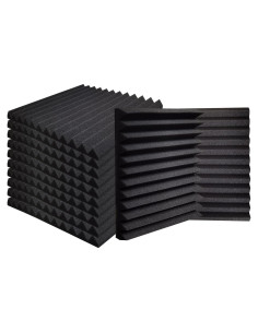 Paneles Acústicos de Espuma Ikaufen 48 Piezas 30x30cm