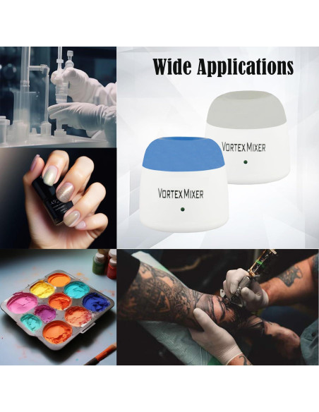 Mezclador Vortex Mini HUBEST 5200RPM para Laboratorio y Pintura