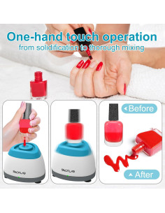 Mezclador Vortex Mini SWDTLAB 3500RPM Portátil Azul 2