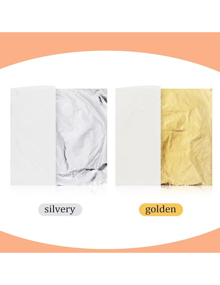 Cunhill Hojas de Folio Dorado 150 Unidades 14x14 cm