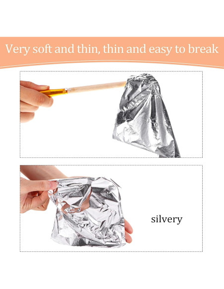 Cunhill Hojas de Folio Dorado 150 Unidades 14x14 cm