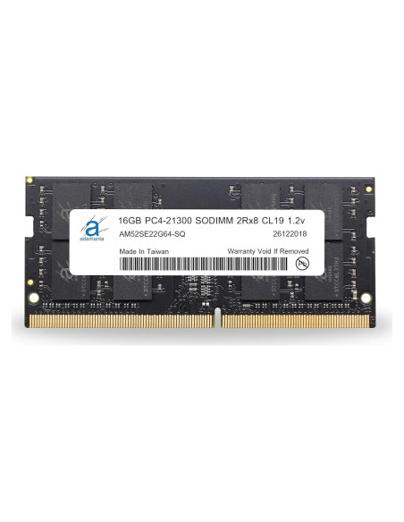 Memoria RAM Adamanta 16GB DDR4 2666MHz SODIMM 260 pines