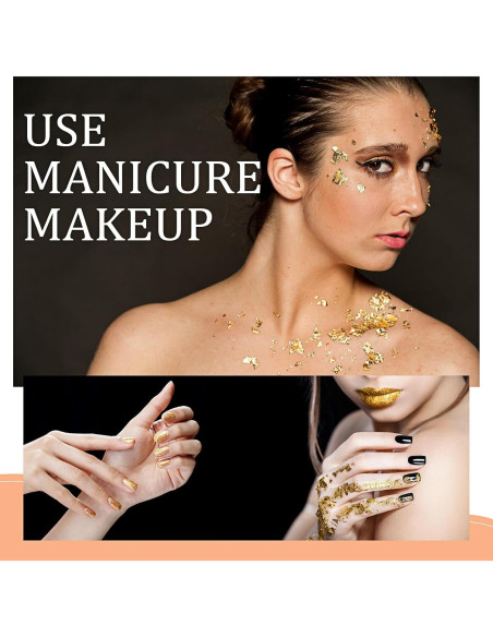 Cunhill Hojas de Folio Dorado 150 Unidades 14x14 cm