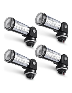 Sensor Fotoeléctrico Riakrum 4 Piezas 120V para Iluminación Exterior