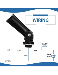 Sensor Fotoeléctrico Riakrum 4 Piezas 120V para Iluminación Exterior 2