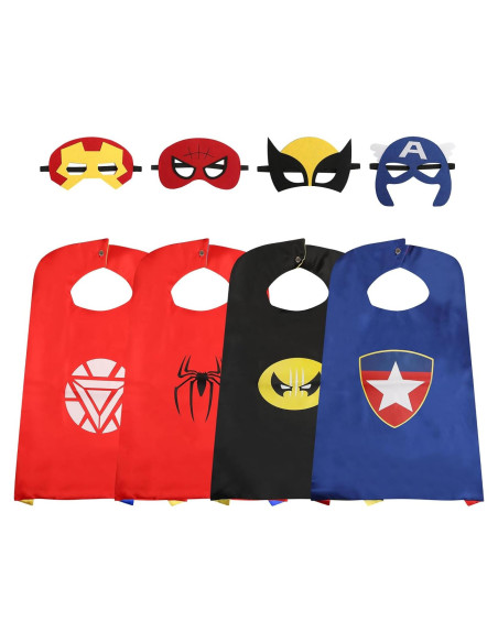 Capa de Superhéroe para Niños Wugang 66x66 cm Colorido Capa de Superhéroe para Niños Wugang 66x66 cm Colorido