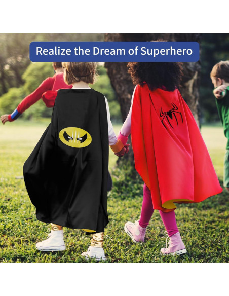 Capa de Superhéroe para Niños Wugang 66x66 cm Colorido Capa de Superhéroe para Niños Wugang 66x66 cm Colorido