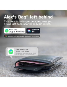 Tarjeta Rastreadora de Cartera Hongtop H, Ultra Delgado, IPX7, 2PCS 2