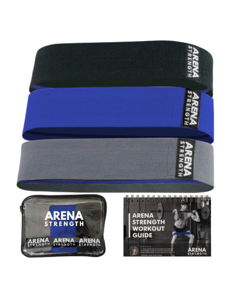 Bandas de Resistencia de Tela Arena Strength - 3 Niveles para Glúteos