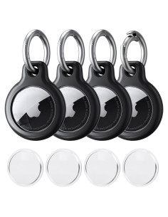 Soporte impermeable para AirTag SPGUARD 4 Pack - Llavero