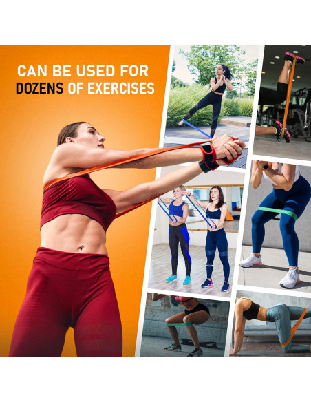 Banda de Resistencia Profesional Banda Platino Azul Media