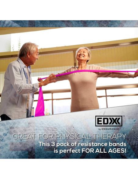 Banda de Resistencia EDX 30.48 cm Juego de 3 Sin Látex
