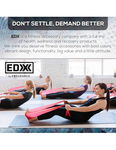 Banda de Resistencia EDX 30.48 cm Juego de 3 Sin Látex