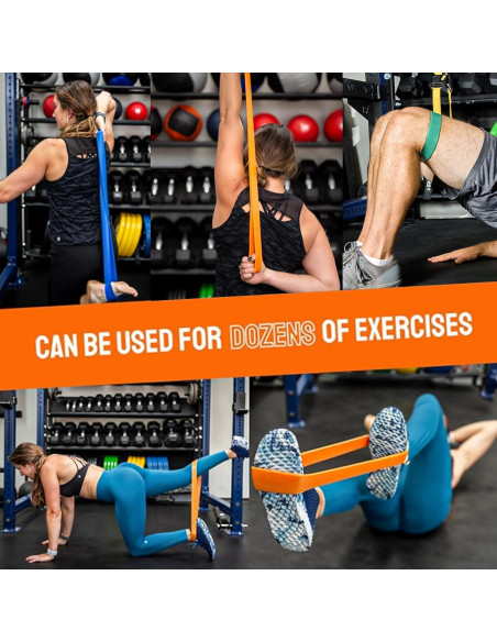 Banda de Resistencia Profesional Banda Platino Azul Media