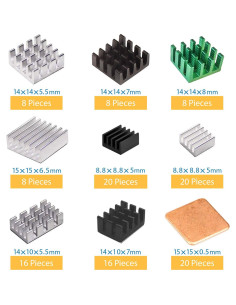 Kit de Disipadores de Calor Easycargo 124 Piezas Multicolor 2