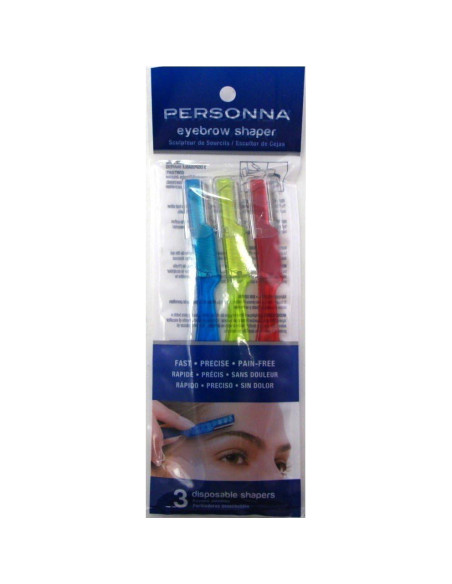 Cortador de Cejas Personna - Paquete de 3 Unidades