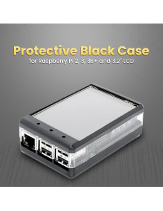 Caja Transparente SB Components para TFT LCD 3.2" Raspberry Pi 2
