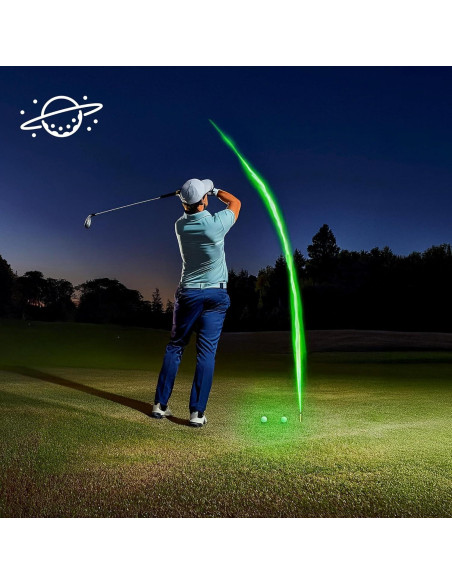 Bolas de Golf Supernova Glow - 12 Unidades Brillantes para Noche