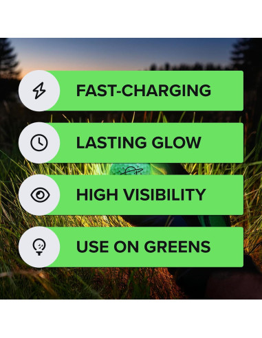 Bolas de Golf Supernova Glow - 12 Unidades Brillantes para Noche