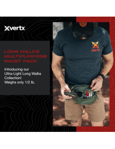 Bolsa de Cintura Táctica Vertx Long Walks 2L Resistente al Agua 2