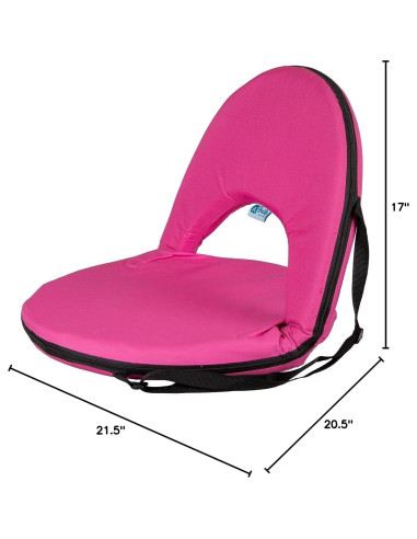 Silla Plegable Acolchada Stansport Go Anywhere Fucsia