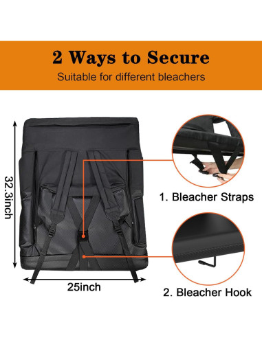 Silla de Estadio Calentada ZOMPAKER JDAM con Masaje 63.5 cm