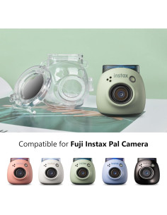 Funda Transparente MUZIRI KINOKOO con Espejo para Fuji Instax Pal 2