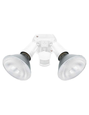 Luz de Seguridad LED Xtricity Doble Cabeza Sensor Movimiento 180W