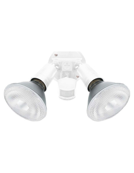 Luz de Seguridad LED Xtricity Doble Cabeza Sensor Movimiento 180W