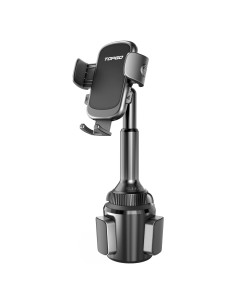 Soporte para teléfono en taza TOPGO ajustable - Negro
