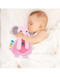 Lovey Pro Goleem Elefante Rosa con Mordedor para Bebés 2
