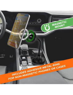 Soporte Magnético para Teléfono Armor All - Portavasos Ajustable 2