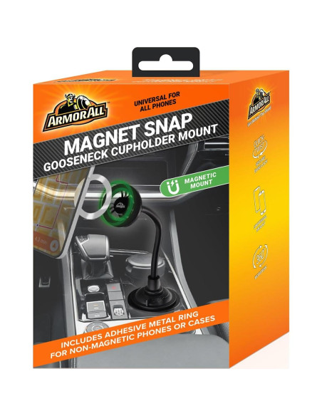 Soporte Magnético para Teléfono Armor All - Portavasos Ajustable