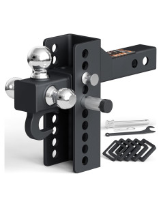 Enganche de Remolque Ajustable AC-DK Tri Ball 13.39 kg