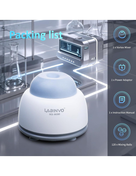 Mini Mezclador Vortex LABINVO para Pintura y Laboratorio