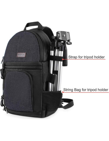 Bolsa de Mensajero MOSISO para Cámara DSLR/SRL/Mirrorless Negra